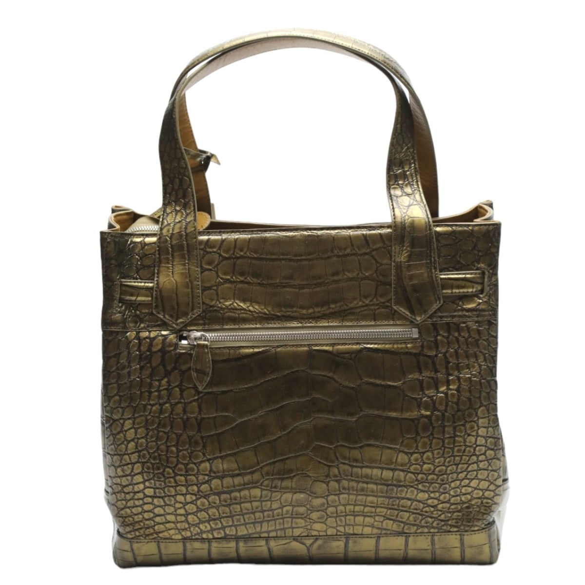 クロコダイル CROCODILE トートバッグ
メタリック クロコダイル カデナ付き クロコダイル 3983 ゴールド 【SS】