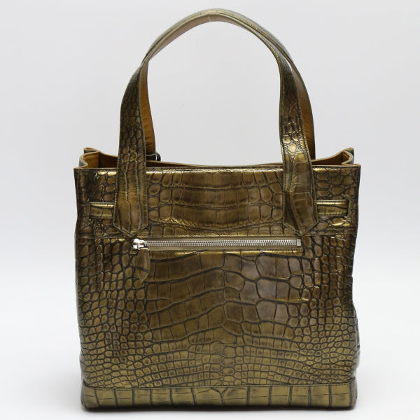 クロコダイル CROCODILE トートバッグ
メタリック クロコダイル カデナ付き クロコダイル 3983 ゴールド 【SS】