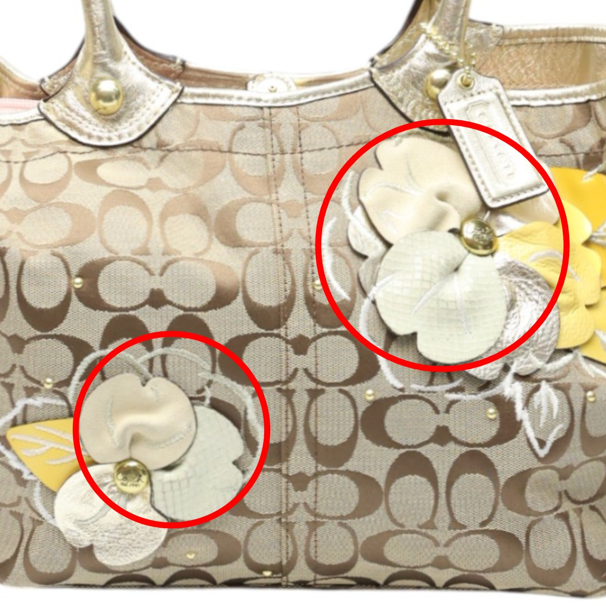 コーチ COACH トートバッグ
シグネチャー ショルダーバック アップリケ キャンバス F16276 カーキ×ゴールド 【SS】
【中古】