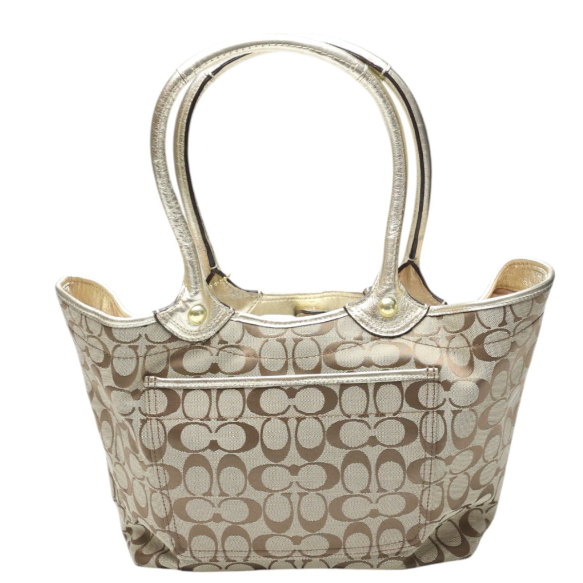 コーチ COACH トートバッグ
シグネチャー ショルダーバック アップリケ キャンバス F16276 カーキ×ゴールド 【SS】
【中古】