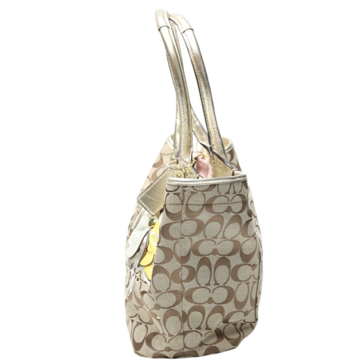 コーチ COACH トートバッグ
シグネチャー ショルダーバック アップリケ キャンバス F16276 カーキ×ゴールド 【SS】
【中古】