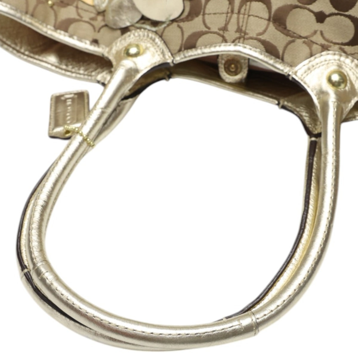 コーチ COACH トートバッグ
シグネチャー ショルダーバック アップリケ キャンバス F16276 カーキ×ゴールド 【SS】
【中古】