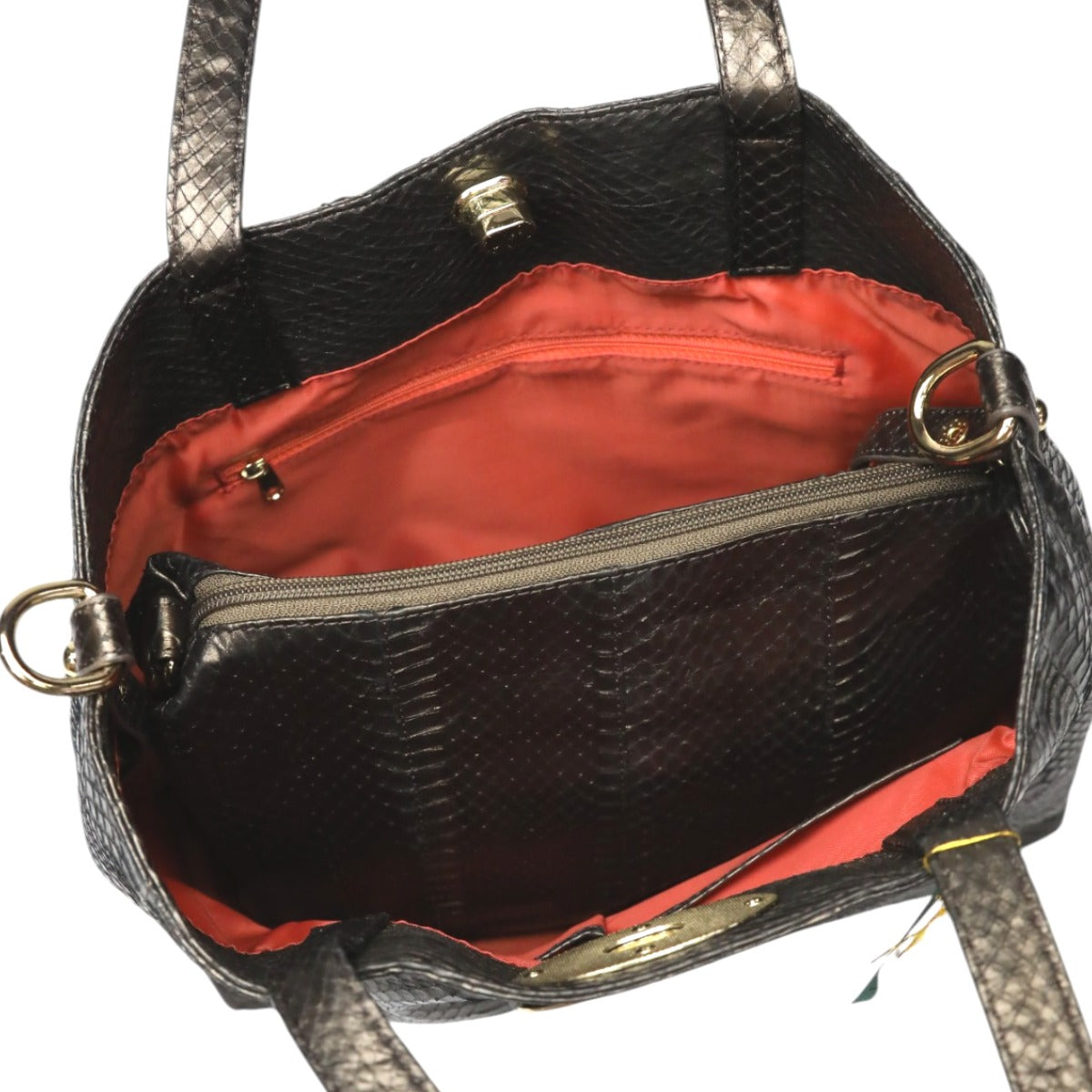 スネーク SNAKE トートバッグ
2WAYバッグ ポーチイン カギ付き 14678A ガンブラック 【SS】
【中古】
