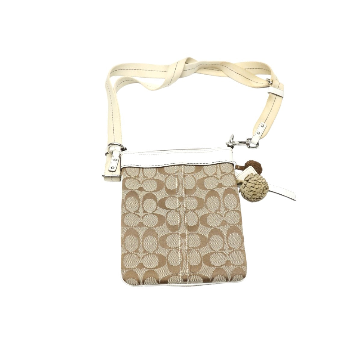 コーチ COACH ショルダーバッグ
斜めかけ シグネチャー スイングバッグ キャンバス 7082 カーキ×ホワイト 【SS】
【中古】