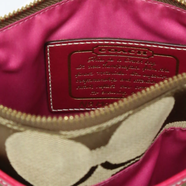 コーチ COACH ショルダーバッグ
外ポケット付き シグネチャー 斜めかけ レザー 10129 カーキ×ピンク 【SS】
【中古】