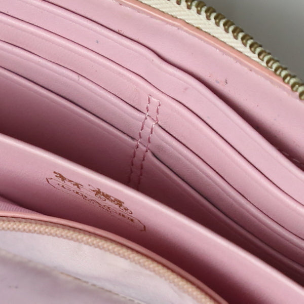 コーチ COACH 長財布
シグネチャー ラウンドファスナー レザー ベージュ 【SS】
【中古】