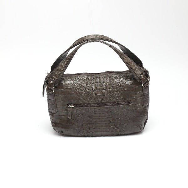 カイマンクロコダイル CAIMAN CROCODILE ショルダーバッグ
斜めかけ ショルダーストラップ付 2WAY カイマン JNK-3163 ダークブラウン 【SS】
【中古】