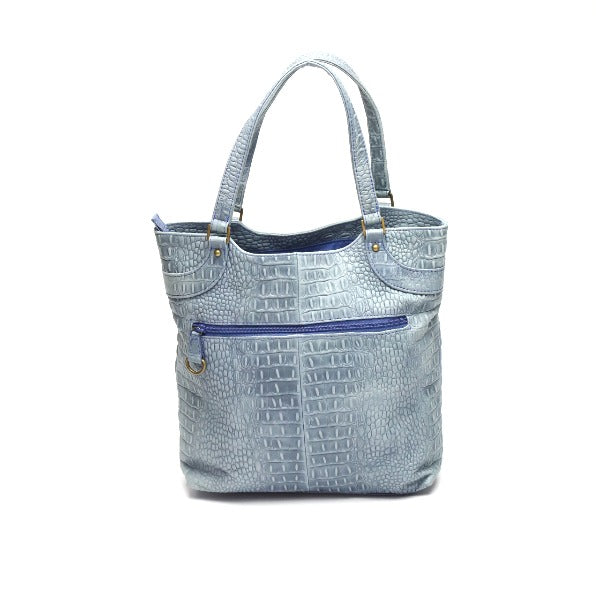 カイマン CAIMAN ショルダーバッグ
トートバッグ カイマン 牛革型押 カーフ CK-1106 スカイブルー 【H】
【中古】
