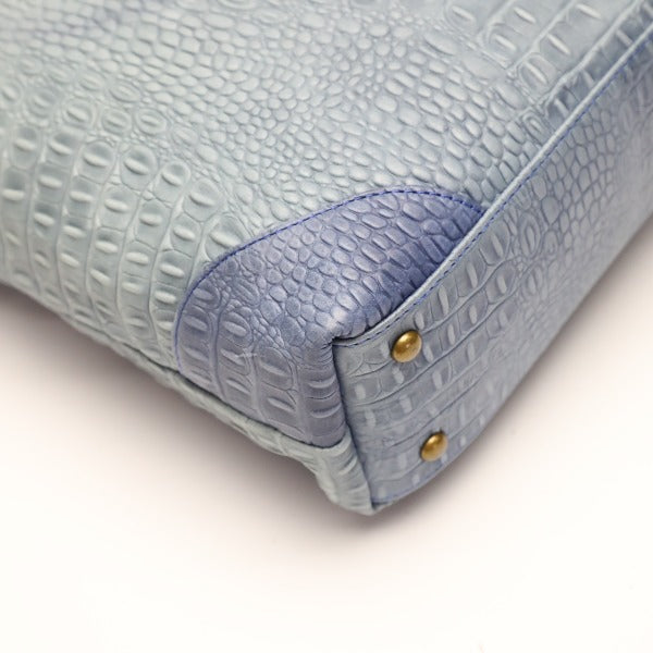 カイマン CAIMAN ショルダーバッグ
トートバッグ カイマン 牛革型押 カーフ CK-1106 スカイブルー 【H】
【中古】
