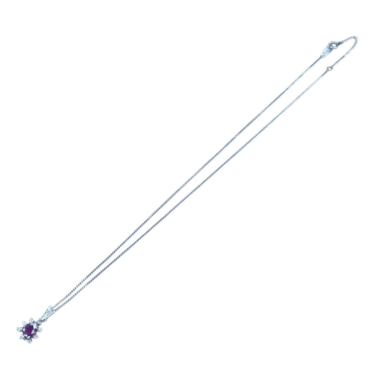 ネックレス
アメジスト メレダイヤ入 Pt850 Pt850プラチナ プラチナ 【SS】
【中古】