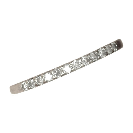 リング・指輪
 指輪 6号 K10WG K10ホワイトゴールド リング シルバー 【SS】
 【中古】