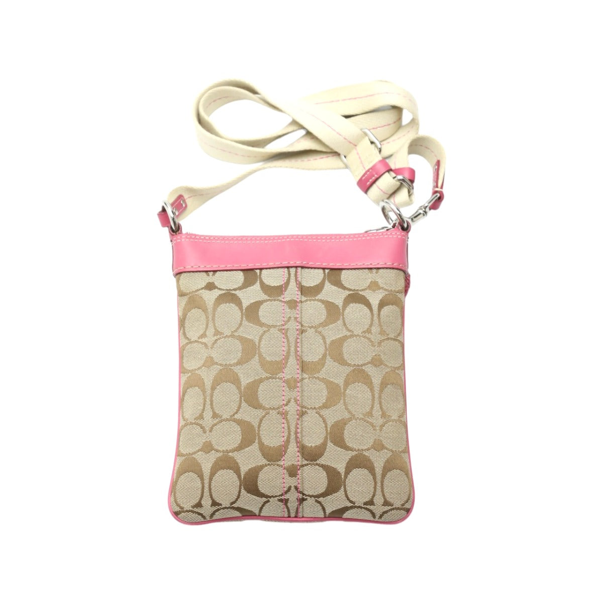 コーチ COACH ショルダーバッグ
シグネチャー 斜めかけ キャンバス レザー 7082 カーキ×ピンク 【SS】
【中古】