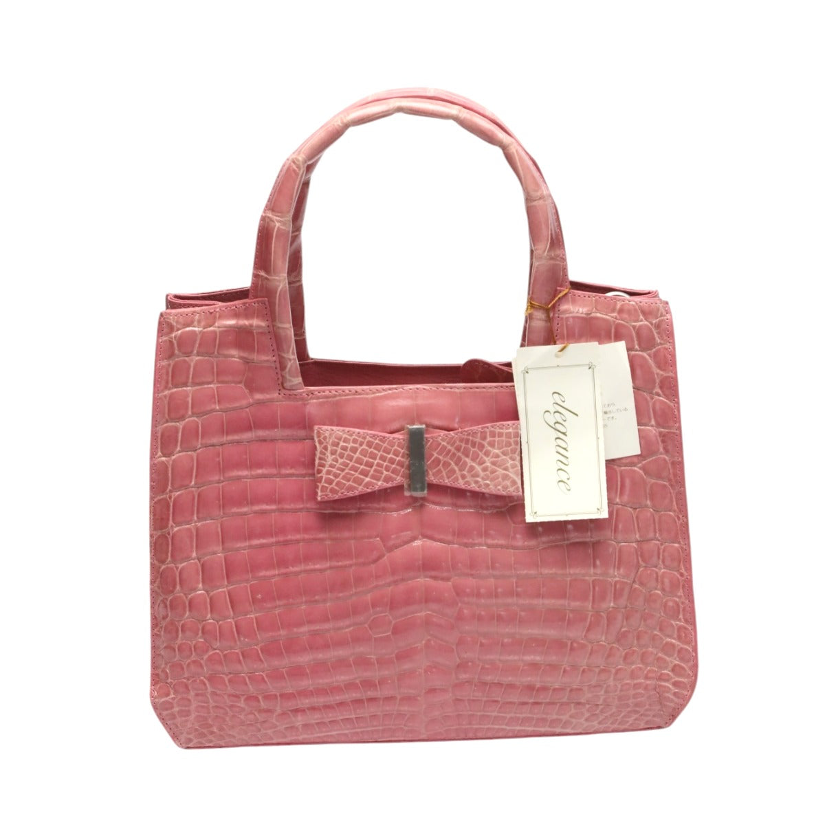 クロコダイル CROCODILE ショルダーバッグ
2way ヘンローン シャイニング クロコダイル MO-4148 ピンク 【SS】
【中古】