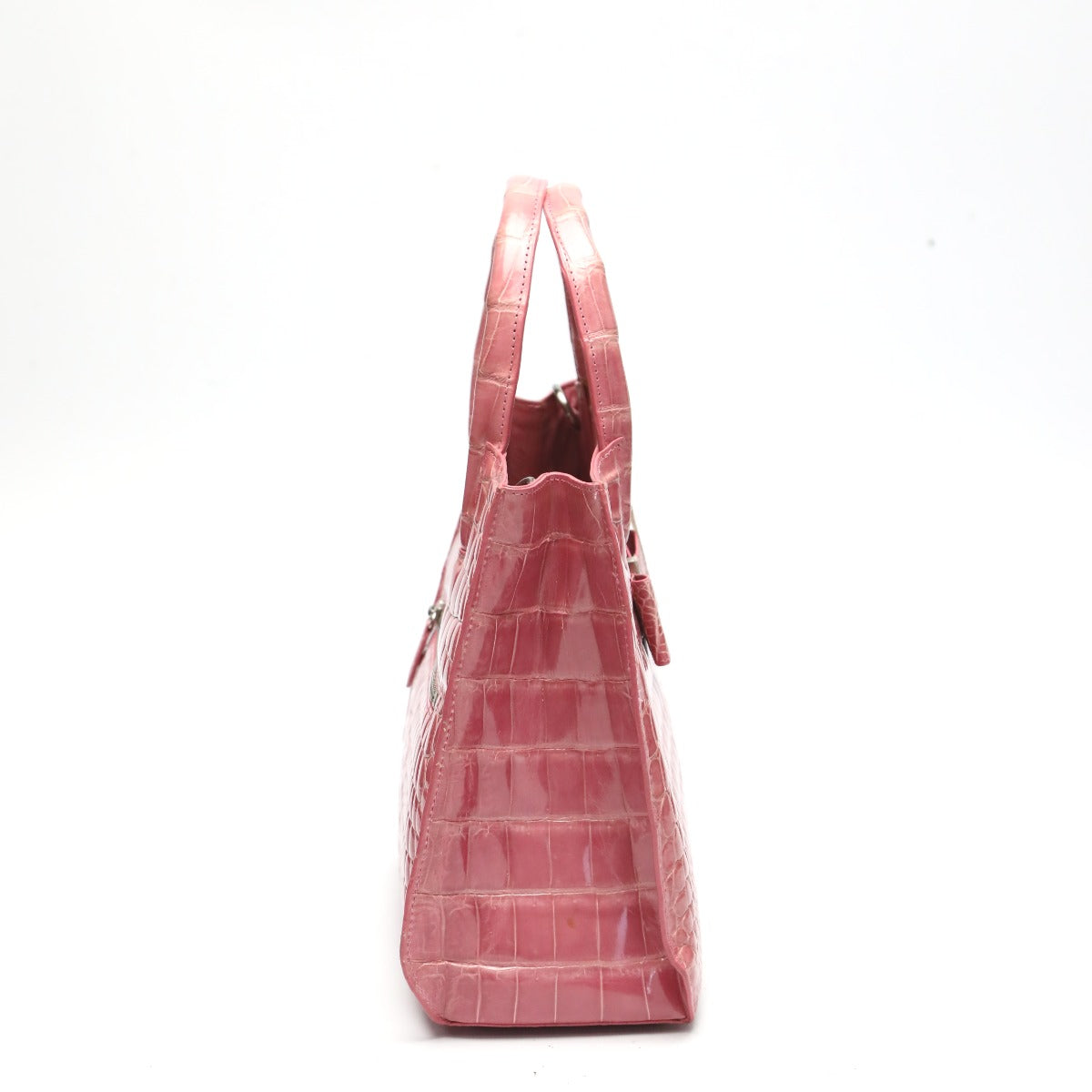 クロコダイル CROCODILE ショルダーバッグ
2way ヘンローン シャイニング クロコダイル MO-4148 ピンク 【SS】
【中古】
