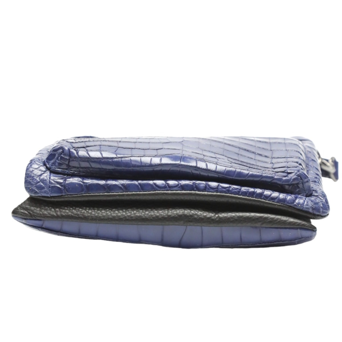 CROCODILE Shoulder Bag
Super Soft Reversible Calfskin MJ-3093 Medium Blue