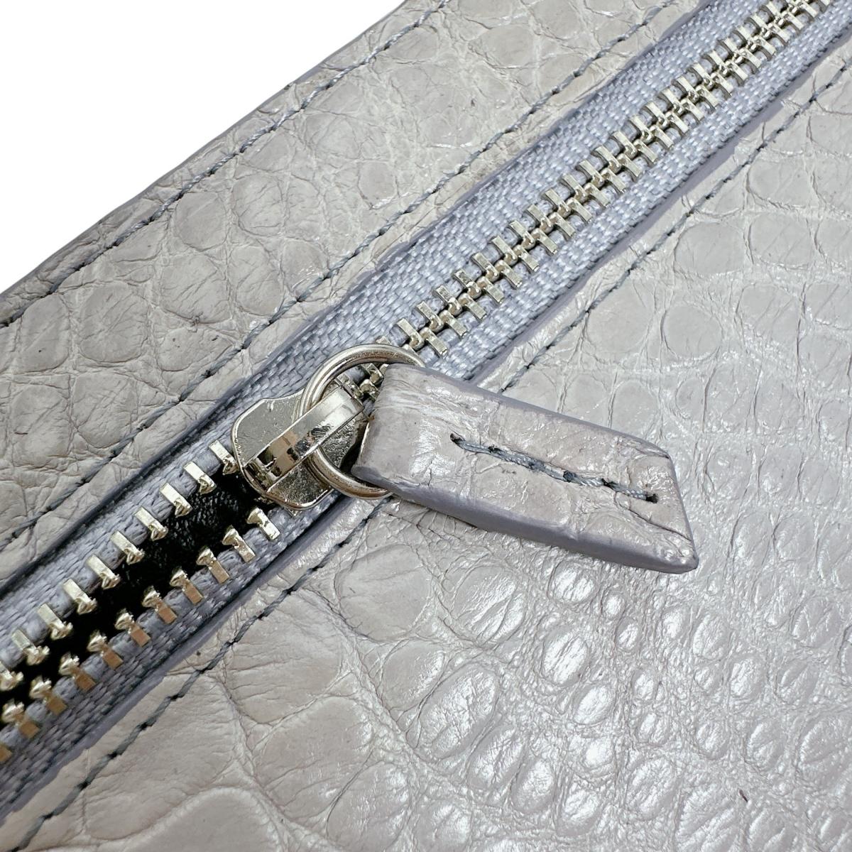 クロコダイル CROCODILE 長財布
ラウンドファスナー 小銭入付き クロコダイル LB-5011 ライトスチールブルー 【SS】
【中古】