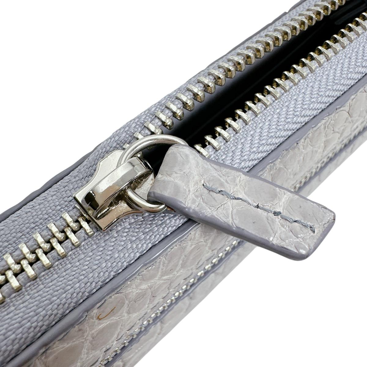 クロコダイル CROCODILE 長財布
ラウンドファスナー 小銭入付き クロコダイル LB-5011 ライトスチールブルー 【SS】
【中古】