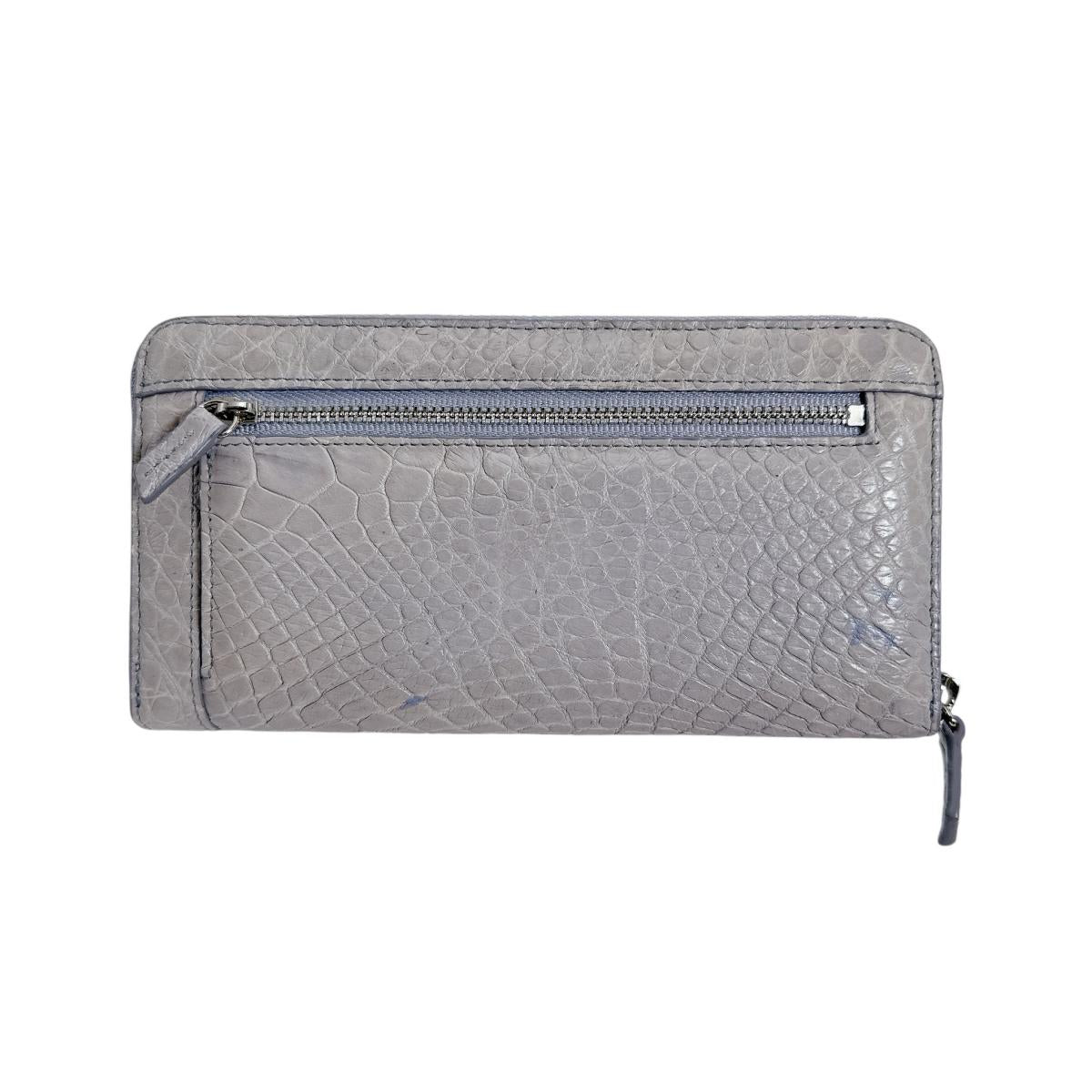クロコダイル CROCODILE 長財布
ラウンドファスナー 小銭入付き クロコダイル LB-5011 ライトスチールブルー 【SS】
【中古】