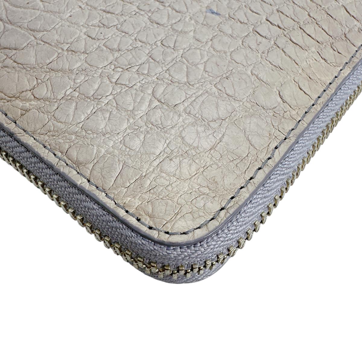 クロコダイル CROCODILE 長財布
ラウンドファスナー 小銭入付き クロコダイル LB-5011 ライトスチールブルー 【SS】
【中古】