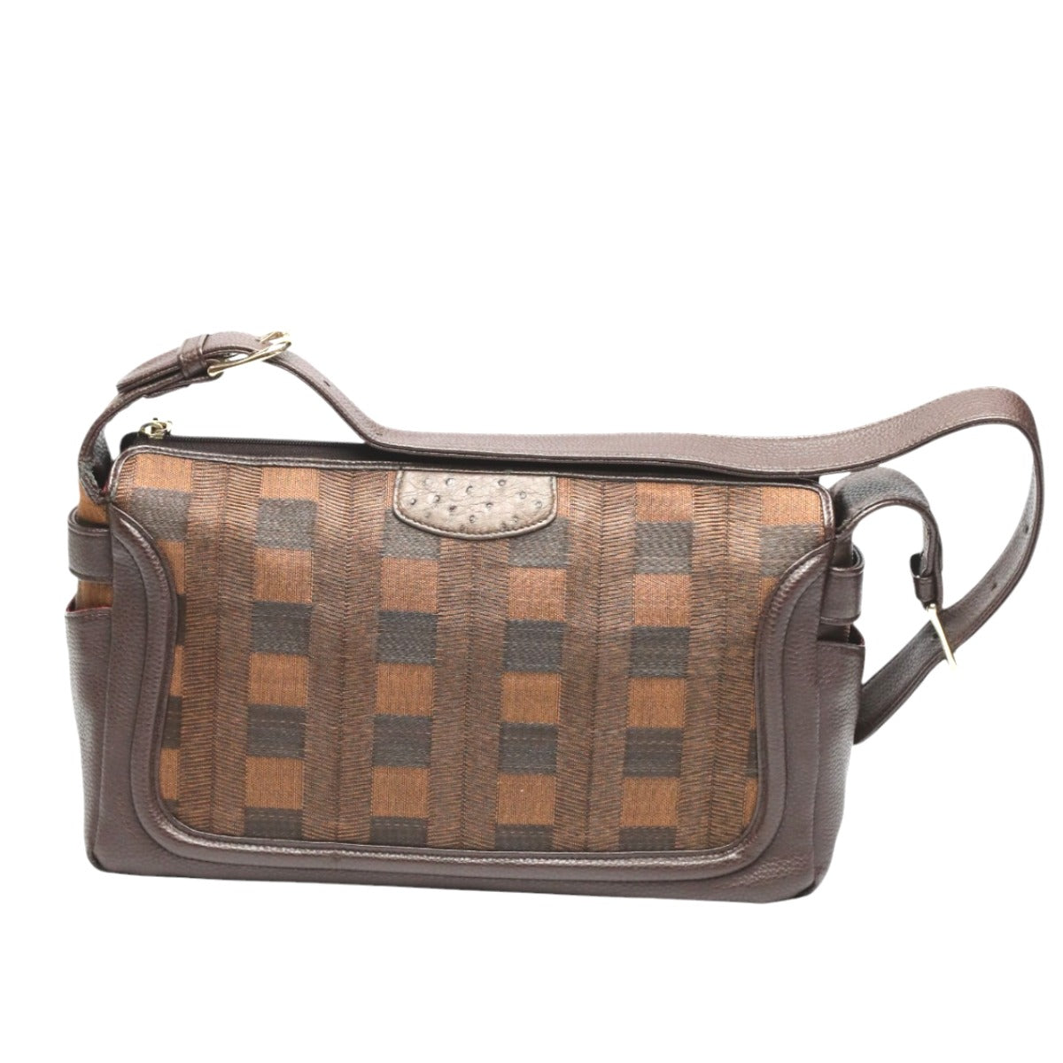 オーストリッチ ostrich ショルダーバッグ
2way オーストリッチ ショルダーバッグ チェック柄 オーストリッチ SB4314 khakiカーキ 【SS】
【中古】
