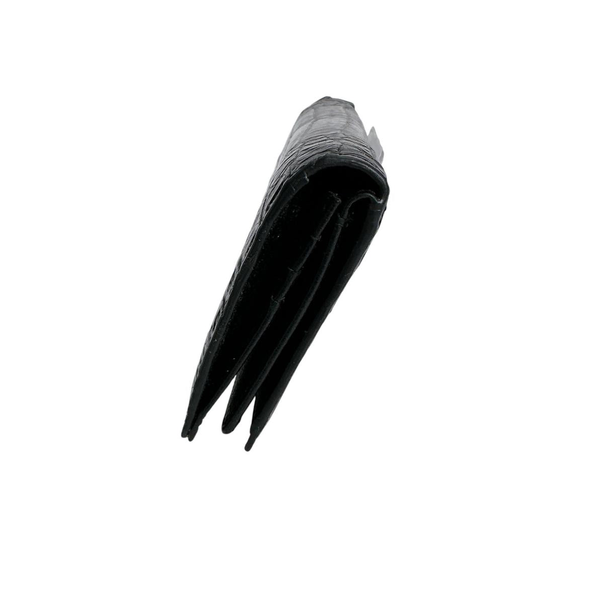 長財布
カード入れ付長財布 二つ折り財布 カイマンベリー カイマン 0520CA ブラック 【SS】