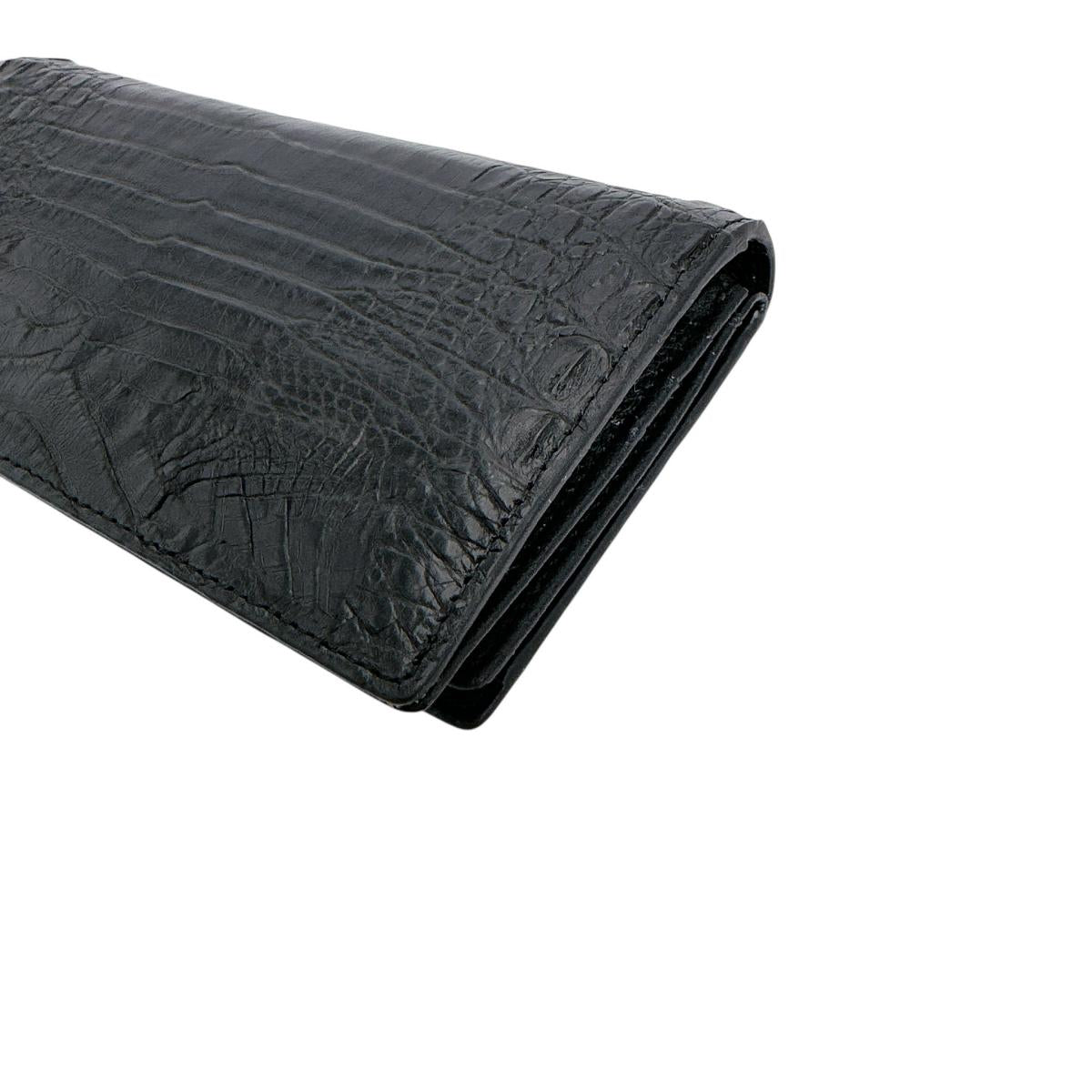 長財布
カード入れ付長財布 二つ折り財布 カイマンベリー カイマン 0520CA ブラック 【SS】
