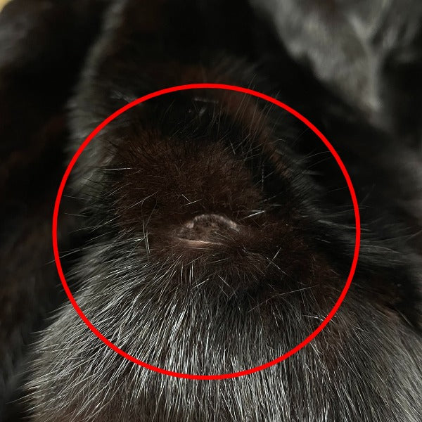 サガミンク SAGA MINK 毛皮
毛皮コート Superb Quality Ranched Mink GUARANTEE OF QUALITY ブラック 【H】
【中古】