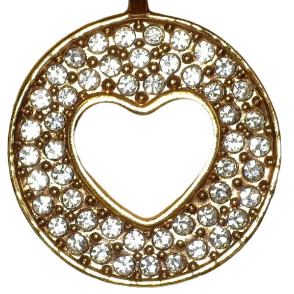スワロフスキー SWAROVSKI ネックレス
ハート型抜き ゴールド 【SS】
【中古】