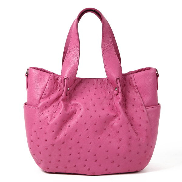 オーストリッチ ostrich トートバッグ
ショルダーバッグ TOPファスナー 2wayバッグ オーストリッチ JNH-2750A rose ピンク 【SS】