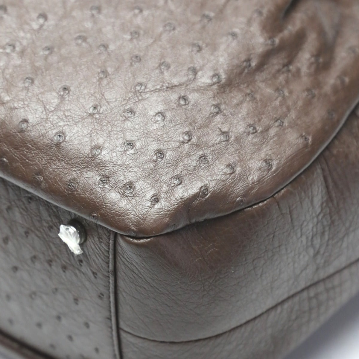 オーストリッチ ostrich ハンドバッグ
2way フルポイント TOPファスナー ショルダー付き オーストリッチ JNH-2750A ダークブラウン 【SS】