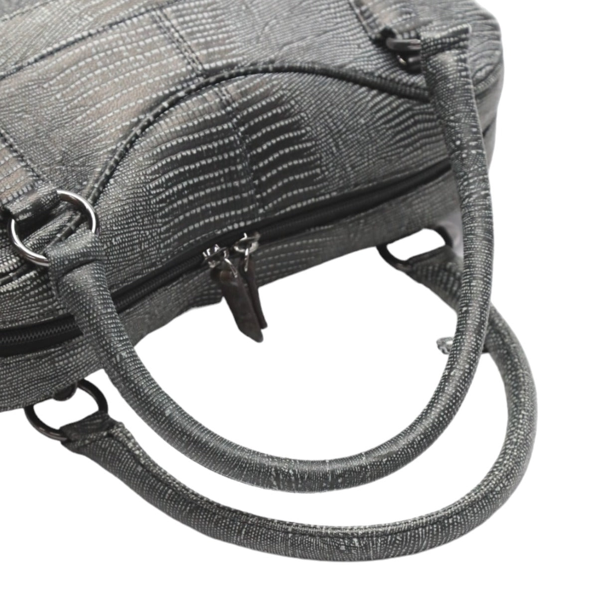 カイマン CAIMAN ハンドバッグ
2wayバッグ スパニッシュラム カイマン使用 LB-4034 ニコチン×ブラック 【SS】