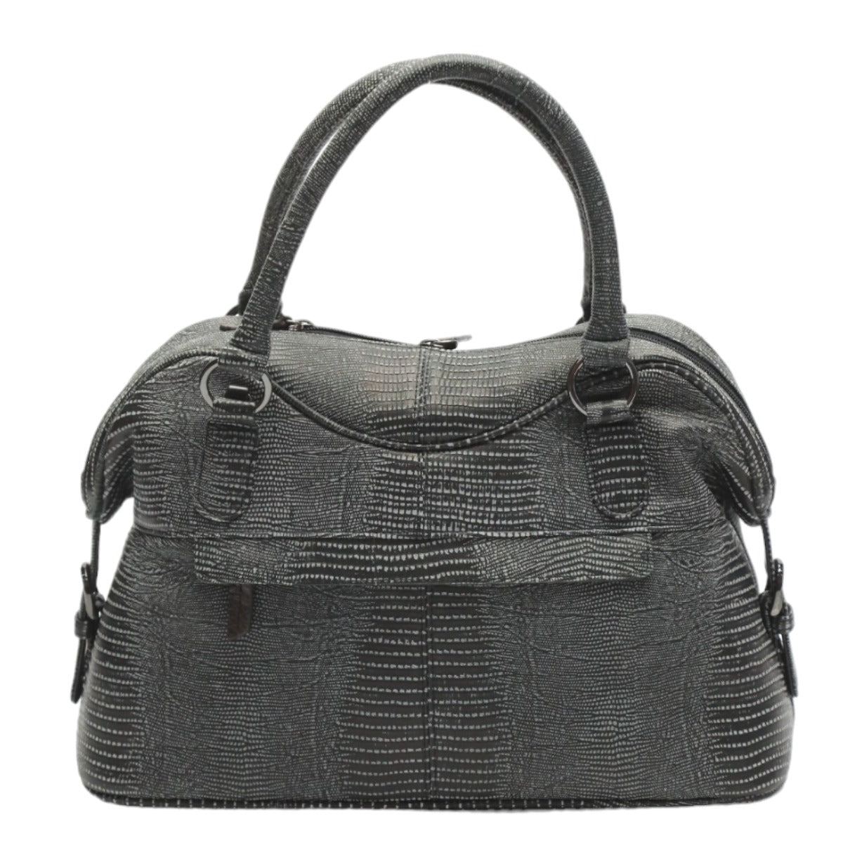 カイマン CAIMAN ハンドバッグ
2wayバッグ スパニッシュラム カイマン使用 LB-4034 ニコチン×ブラック 【SS】