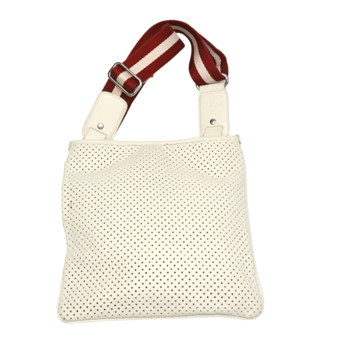 バリー BALLY ショルダーバッグ
パンチングレザー 斜めかけ ショルダーベルト パンチングレザー ホワイト 【SS】
【中古】