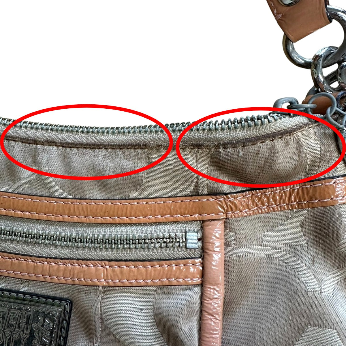 コーチ COACH ショルダーバッグ
ポピー シグネチャー 2WAY レザー F14562 ベージュ 【SS】
【中古】