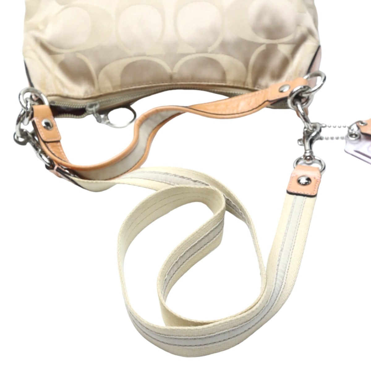 コーチ COACH ショルダーバッグ
ポピー シグネチャー 2WAY レザー F14562 ベージュ 【SS】
【中古】