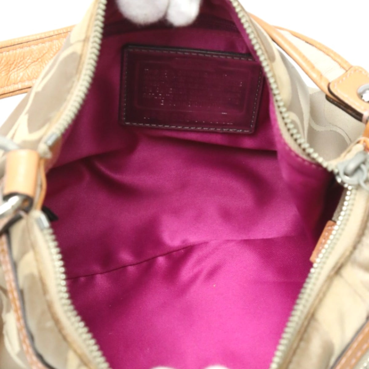 コーチ COACH ショルダーバッグ
ポピー シグネチャー 2WAY レザー F14562 ベージュ 【SS】
【中古】