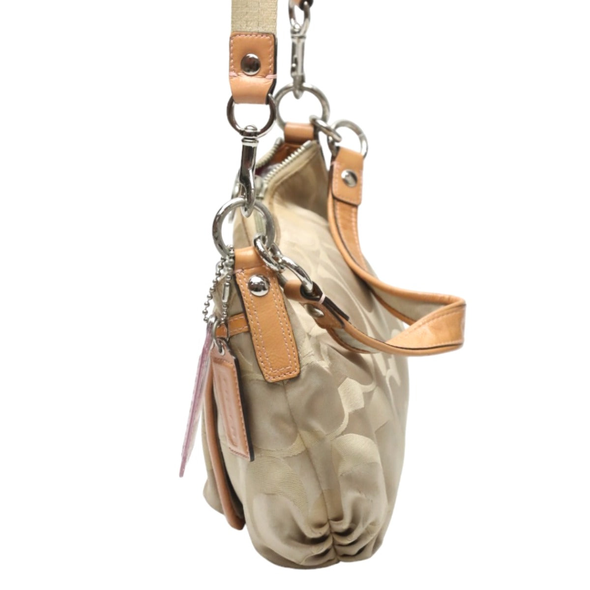 コーチ COACH ショルダーバッグ
ポピー シグネチャー 2WAY レザー F14562 ベージュ 【SS】
【中古】
