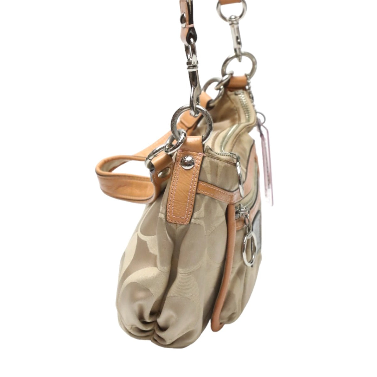 コーチ COACH ショルダーバッグ
ポピー シグネチャー 2WAY レザー F14562 ベージュ 【SS】
【中古】
