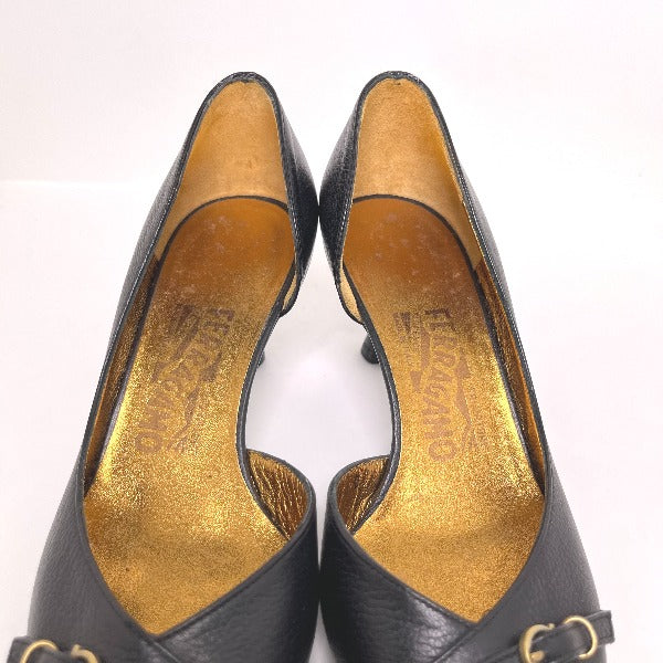 サルヴァトーレフェラガモ Salvatore Ferragamo パンプス
5 D ブラック 【SS】
【中古】
