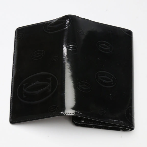 カルティエ CARTIER 二つ折り財布
L字ファスナー エナメル 二つ折り財布 エナメル ブラック 【SS】
【中古】