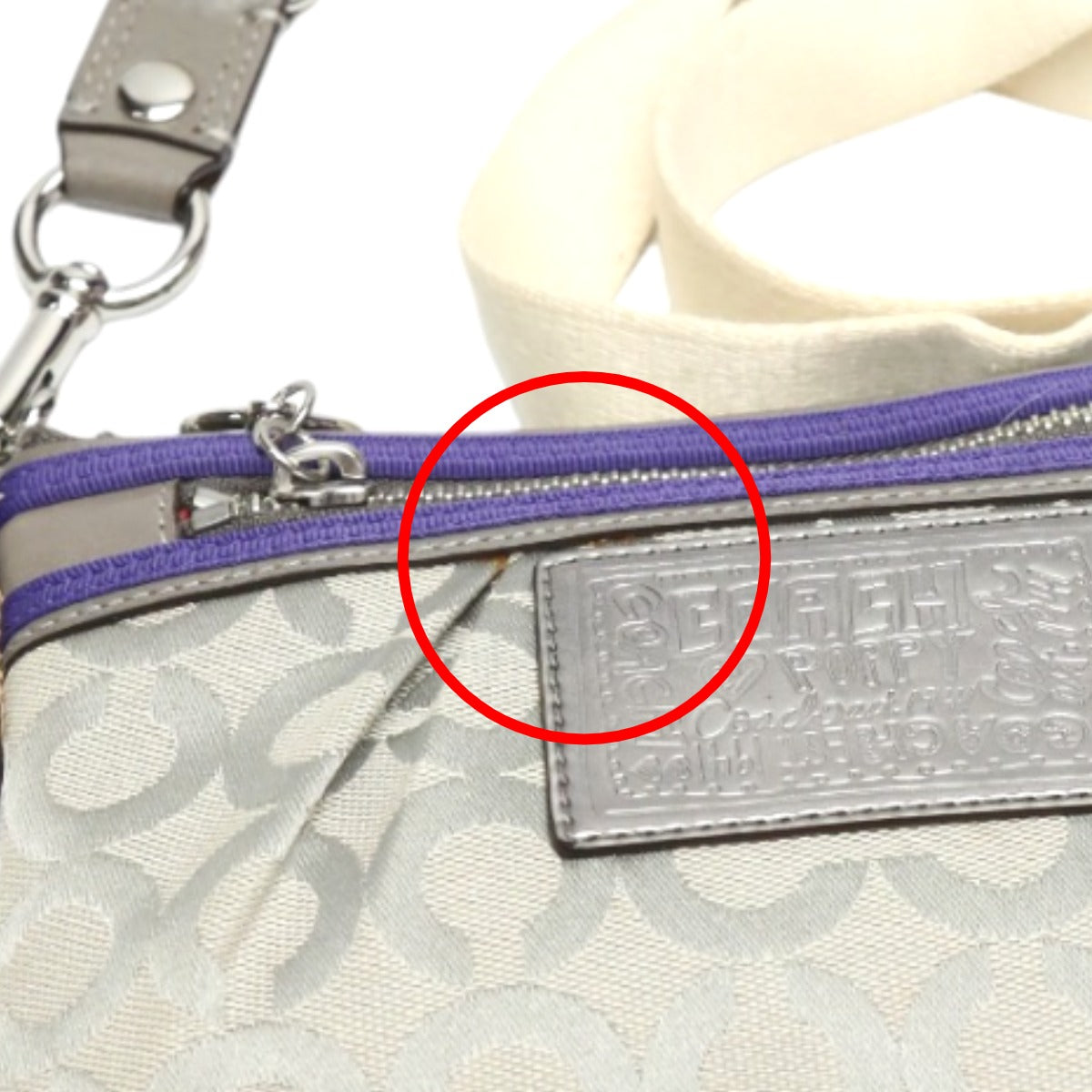 コーチ COACH ショルダーバッグ
スウィングバッグ 斜めかけ ポピー レザー 43287 グレー×パープル 【SS】
【中古】