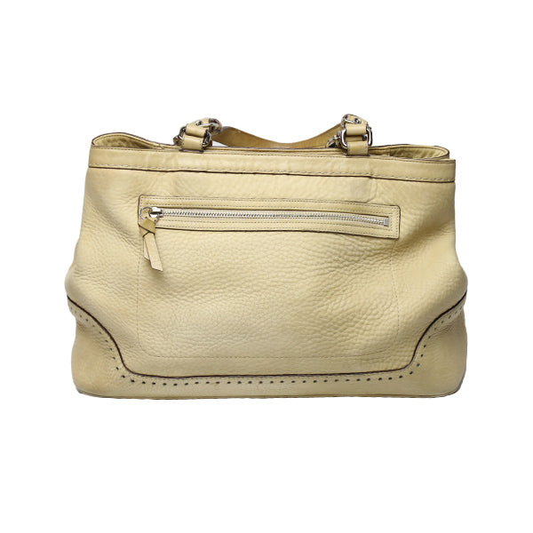 コーチ COACH トートバッグ
ハンドバッグ レザー レザー 5056 ベージュ 【SS】
【中古】