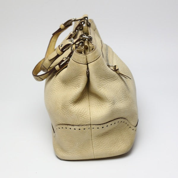 コーチ COACH トートバッグ
ハンドバッグ レザー レザー 5056 ベージュ 【SS】
【中古】