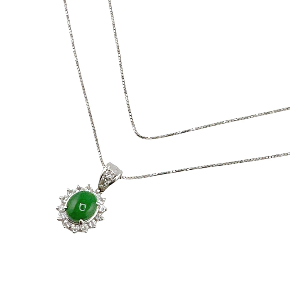 ネックレス
ネックレス トルコ石ペンダントトップ付 Pt850 Pt850プラチナ プラチナ×グリーン 【SS】
【中古】