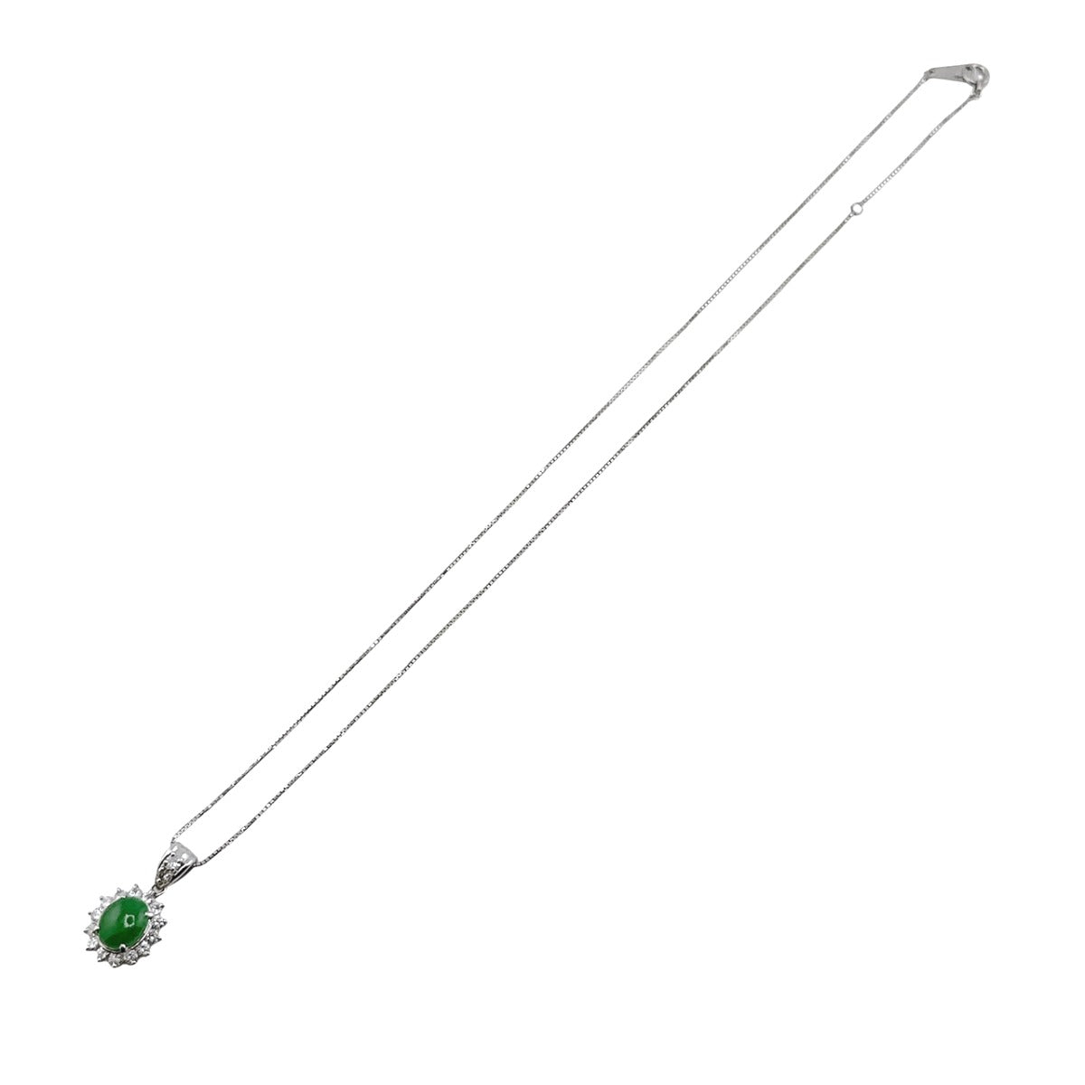 ネックレス
ネックレス トルコ石ペンダントトップ付 Pt850 Pt850プラチナ プラチナ×グリーン 【SS】
【中古】