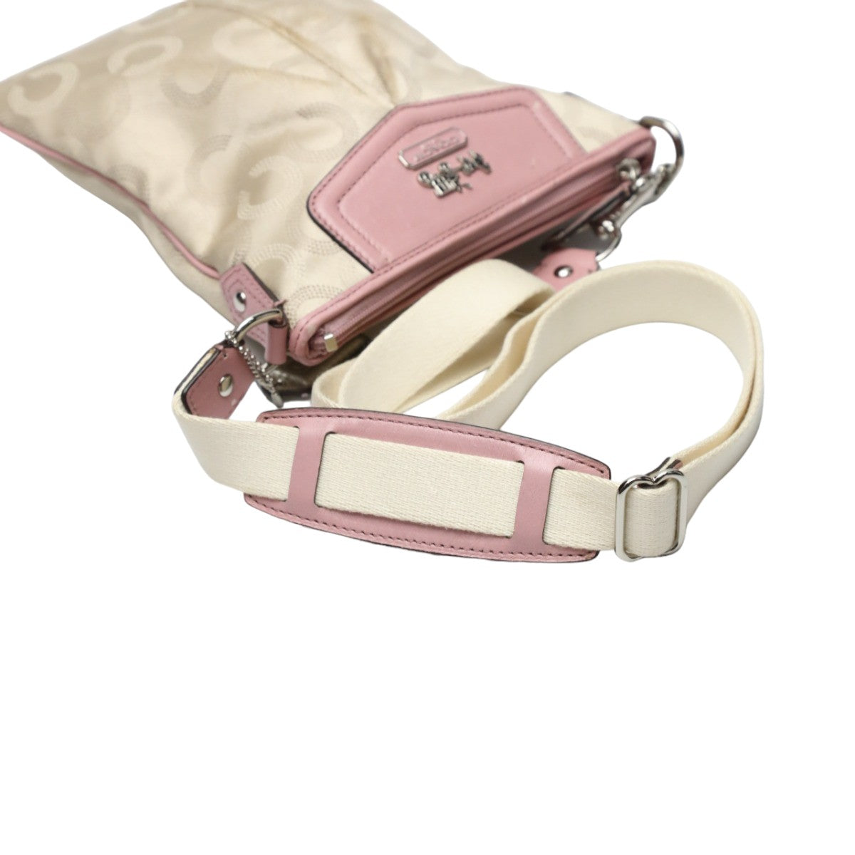 コーチ COACH ショルダーバッグ
スイング マディソンドットオプアート 斜めかけ レザー 44394 ベージュ×ピンク 【SS】
【中古】