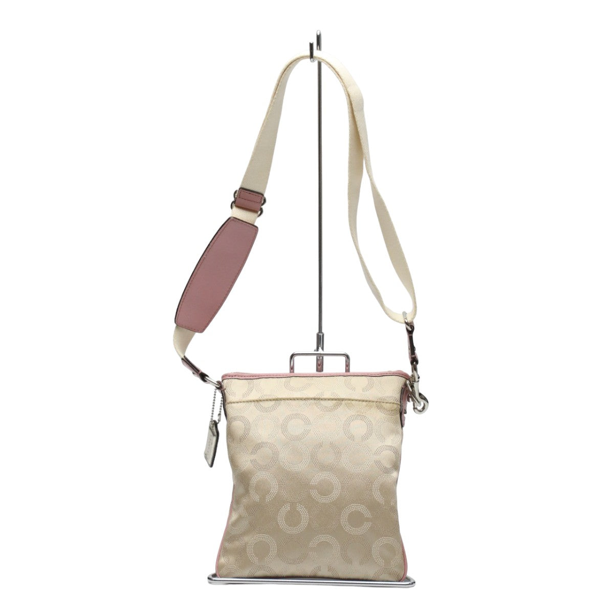 コーチ COACH ショルダーバッグ
スイング マディソンドットオプアート 斜めかけ レザー 44394 ベージュ×ピンク 【SS】
【中古】