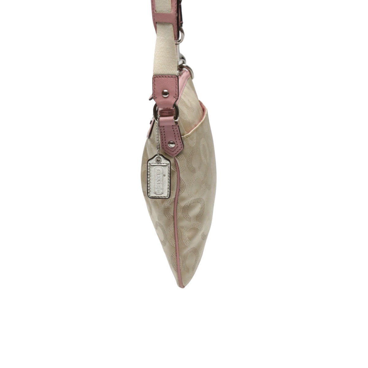 コーチ COACH ショルダーバッグ
スイング マディソンドットオプアート 斜めかけ レザー 44394 ベージュ×ピンク 【SS】
【中古】