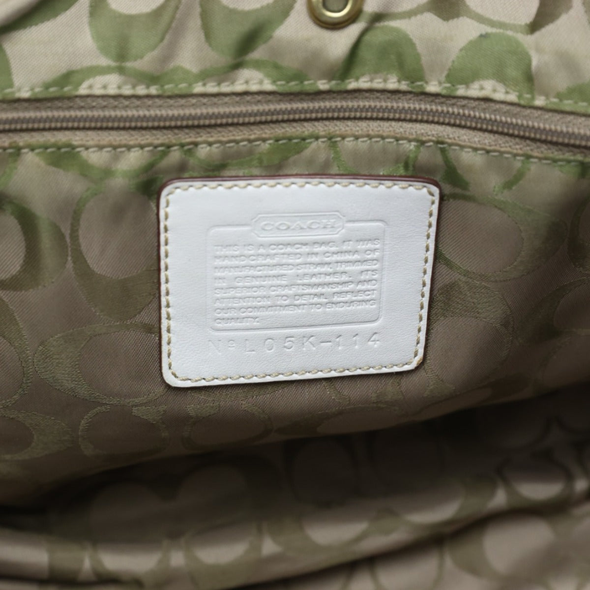 コーチ COACH トートバッグ
カゴバッグ ストロー×レザー レザー 114 ベージュ×ホワイト 【SS】
【中古】