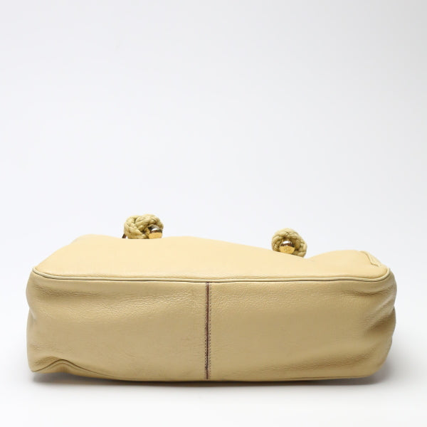 ケイトスペード Kate Spade トートバッグ
ハンドバッグ 丸編みロープハンドル ベージュ 【SS】
【中古】